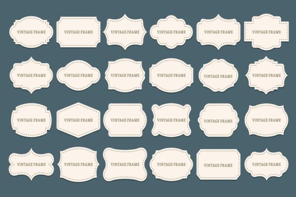 Download Vintage Label Frames - Frame Collection
