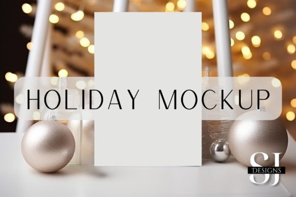 Download Golden Memories Holiday Invite Mockup - Gold Collection