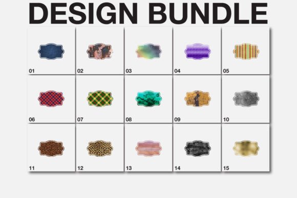 Download Label Frame SVG Sublimation Bundle - Frame Collection