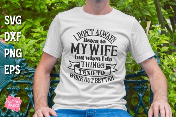 Download Funny Marriage Saying Svg, Wife Quote - Premium Bundle